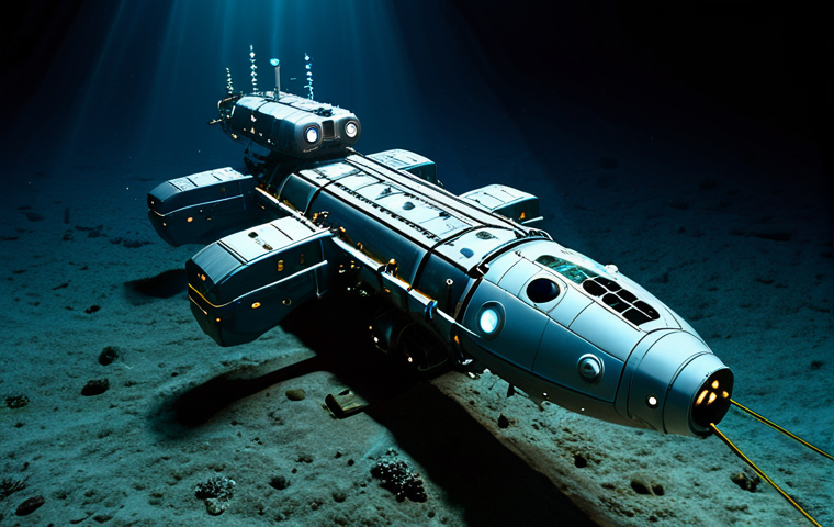 지구과학과 해양 탐사 - **Image Prompt 1: Deep-Sea Mineral Harvesting**
    A breathtaking, high-resolution image of a futur...